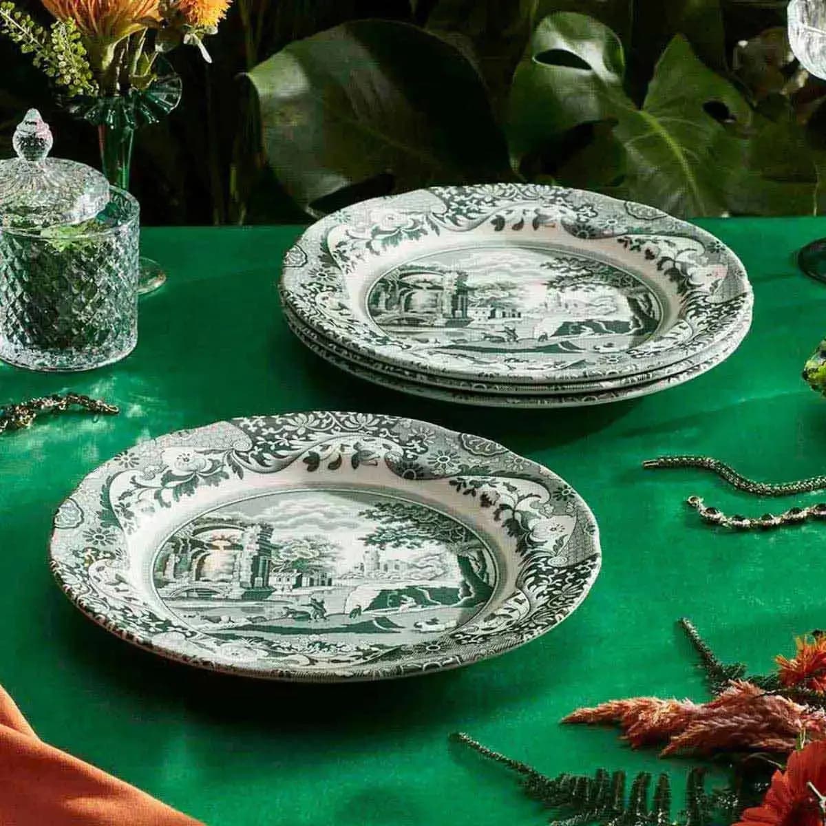 Spode Heritage Green Italian Yemek Tabağı 27 cm