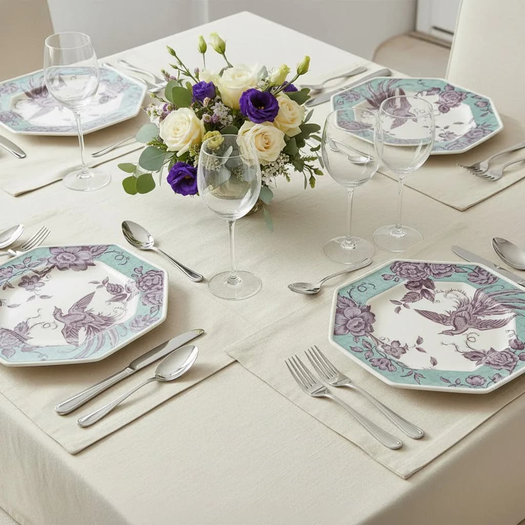 Spode Kingsley Sekizgen Tabak 24 cm