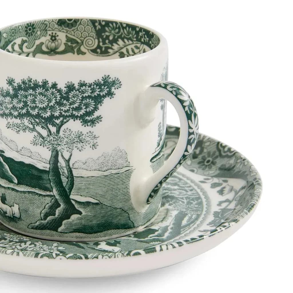 Spode Heritage Green Italian Kahve Fincanı, görsel 5