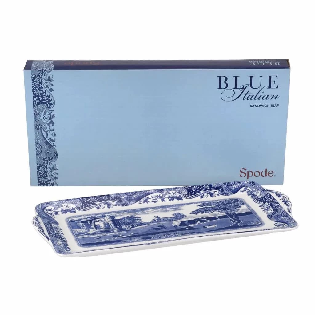 Spode Blue Italian Sandviç Tepsisi 33 cm, görsel 3