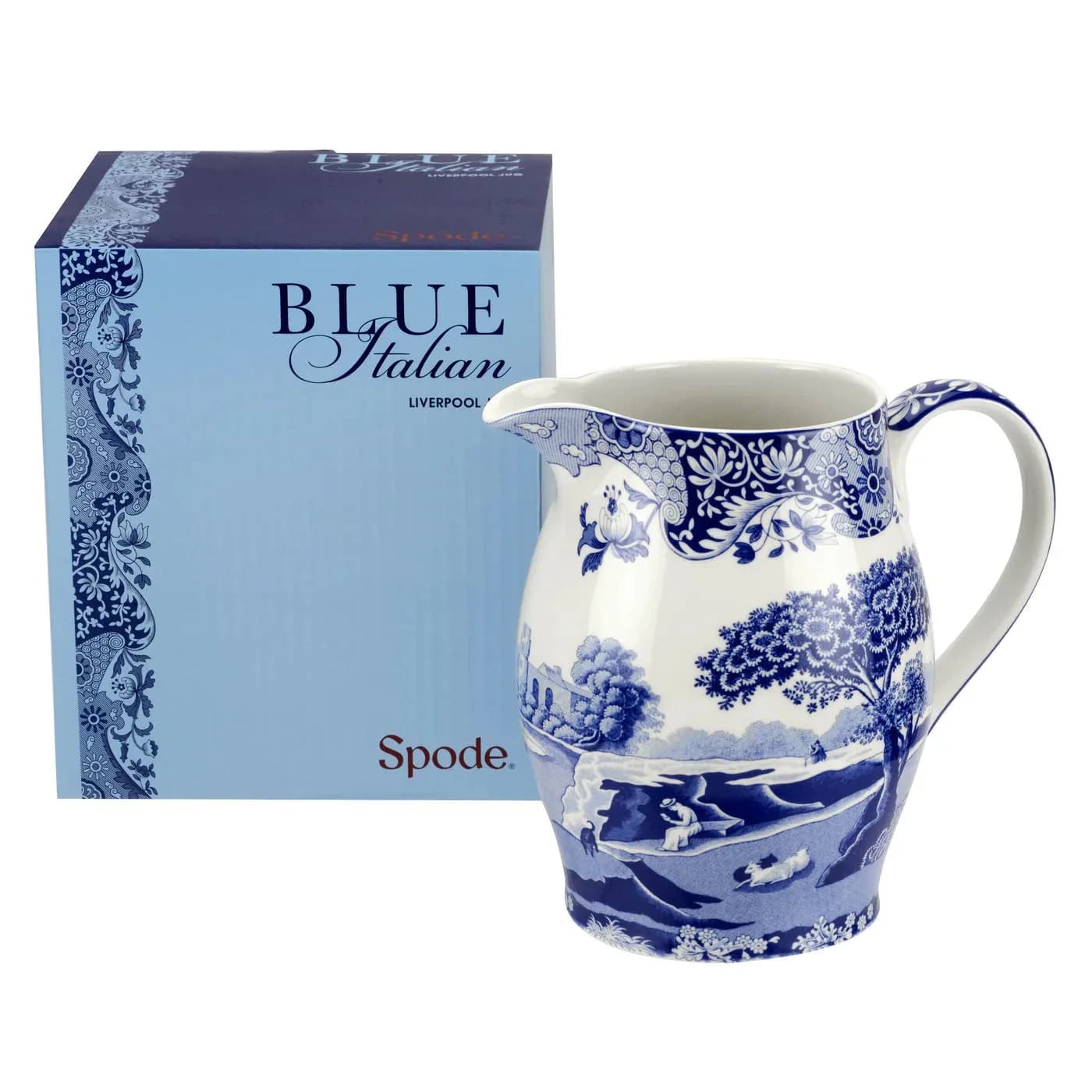 Spode Blue Italian Sürahi