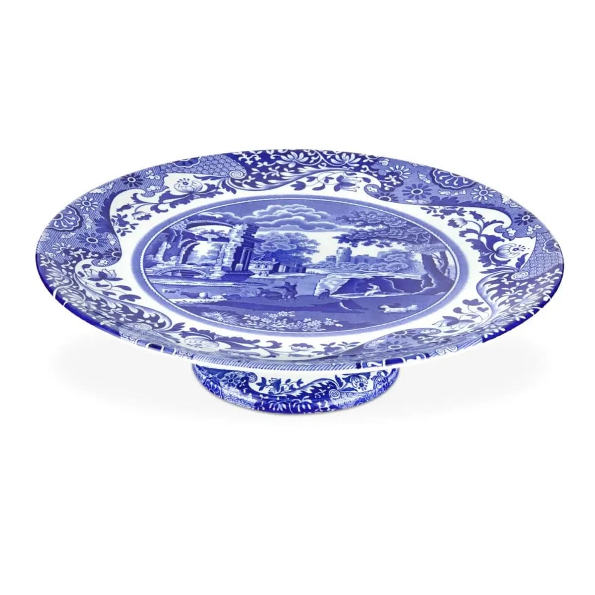Spode Blue Italian Kek Standı 27,5x7 cm