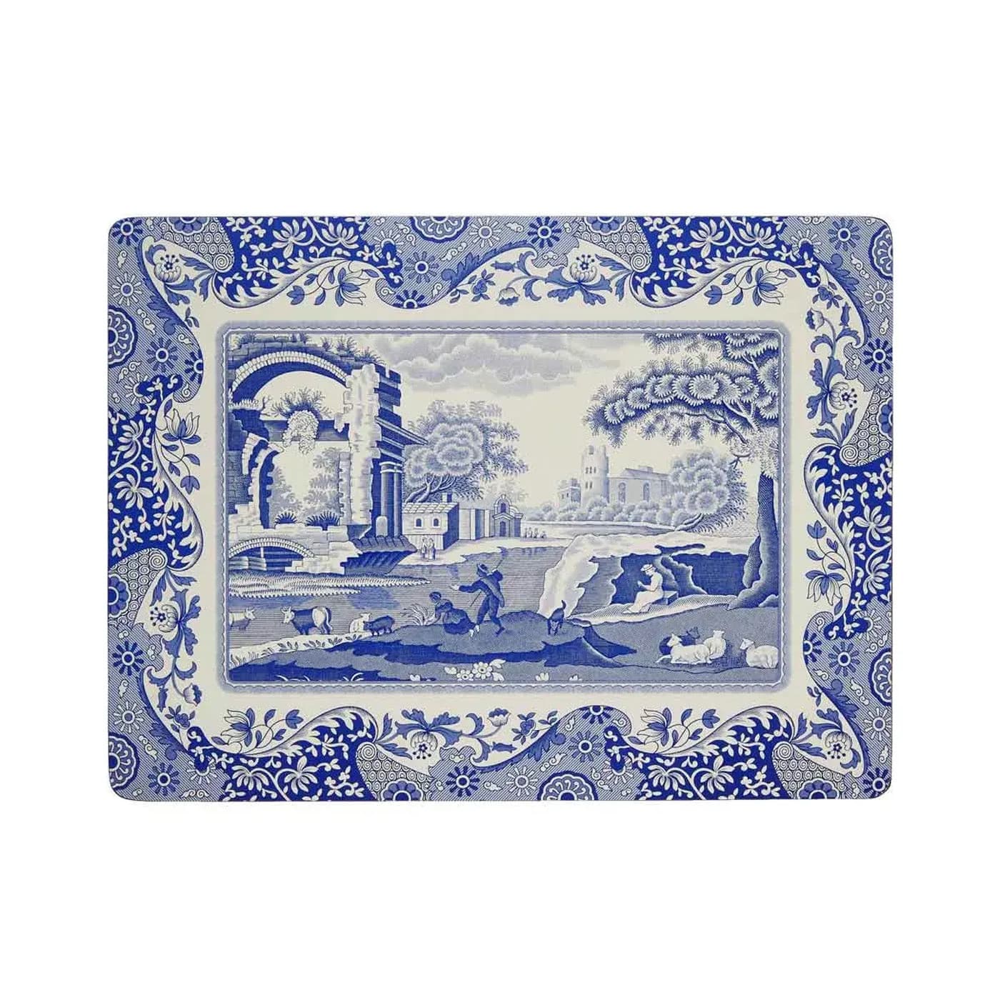 Spode Blue Italian 4lü Amerikan Servis 40x30 cm