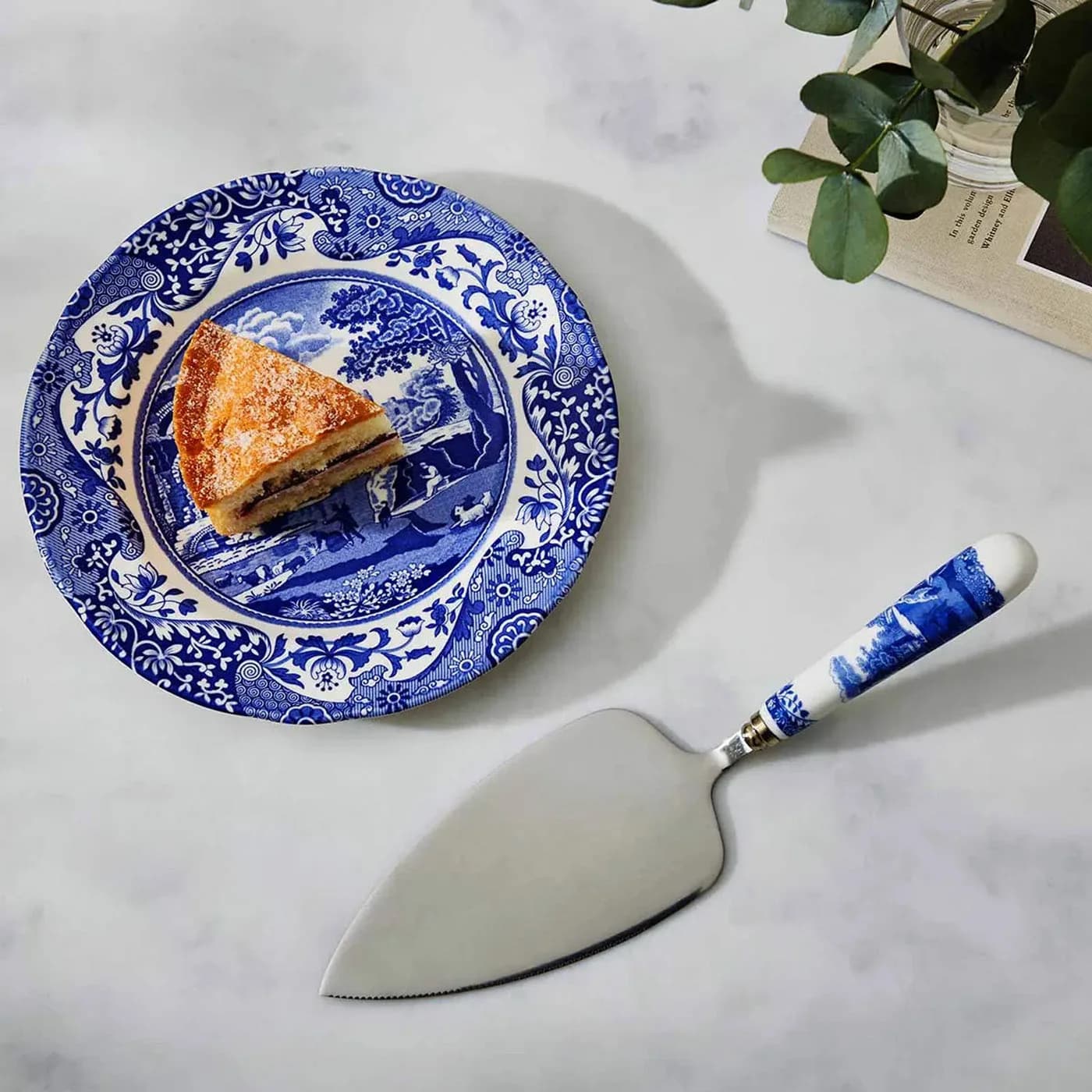 Spode Blue Italian Kek Servisi 26 cm