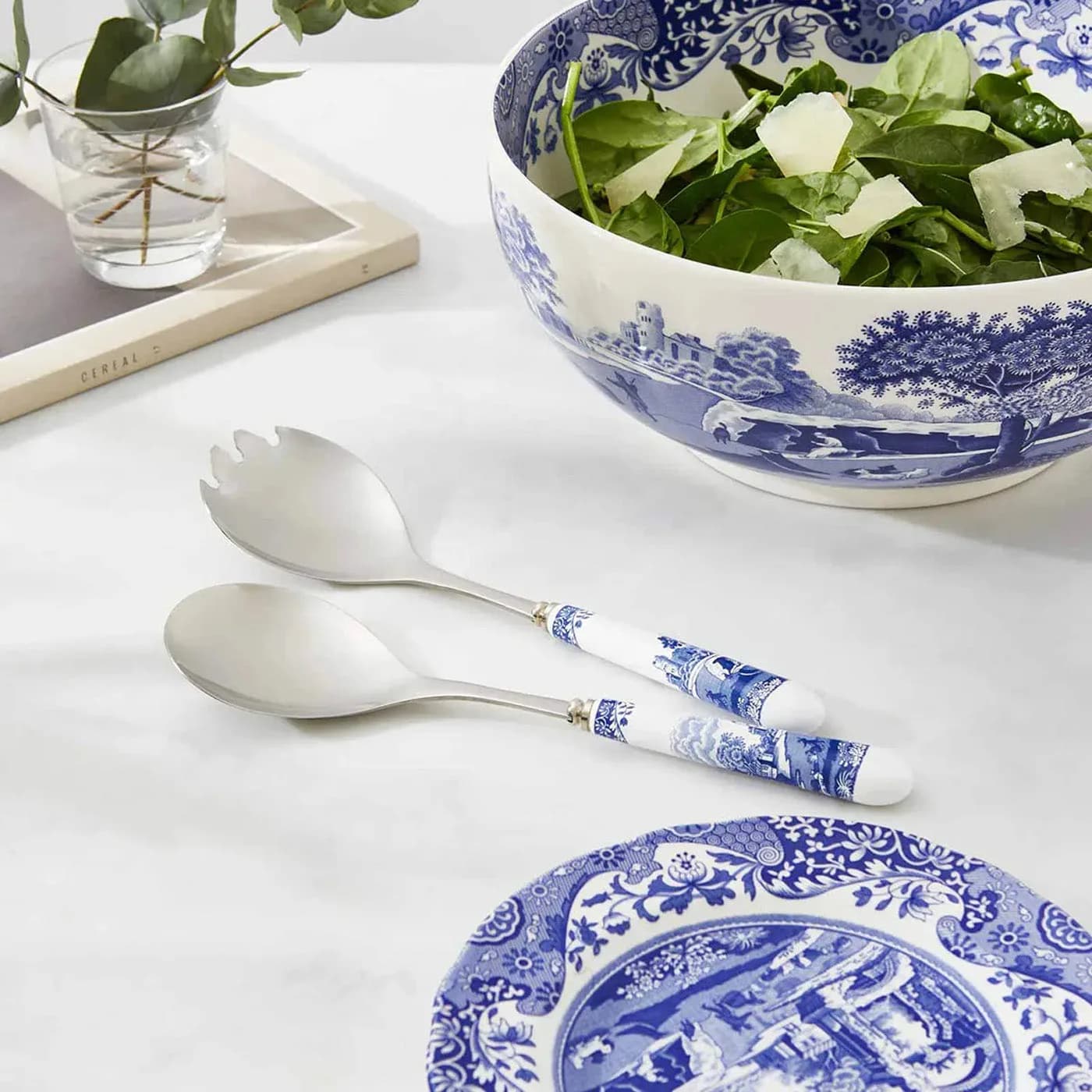 Spode Blue Italian Salata Servis 25 cm