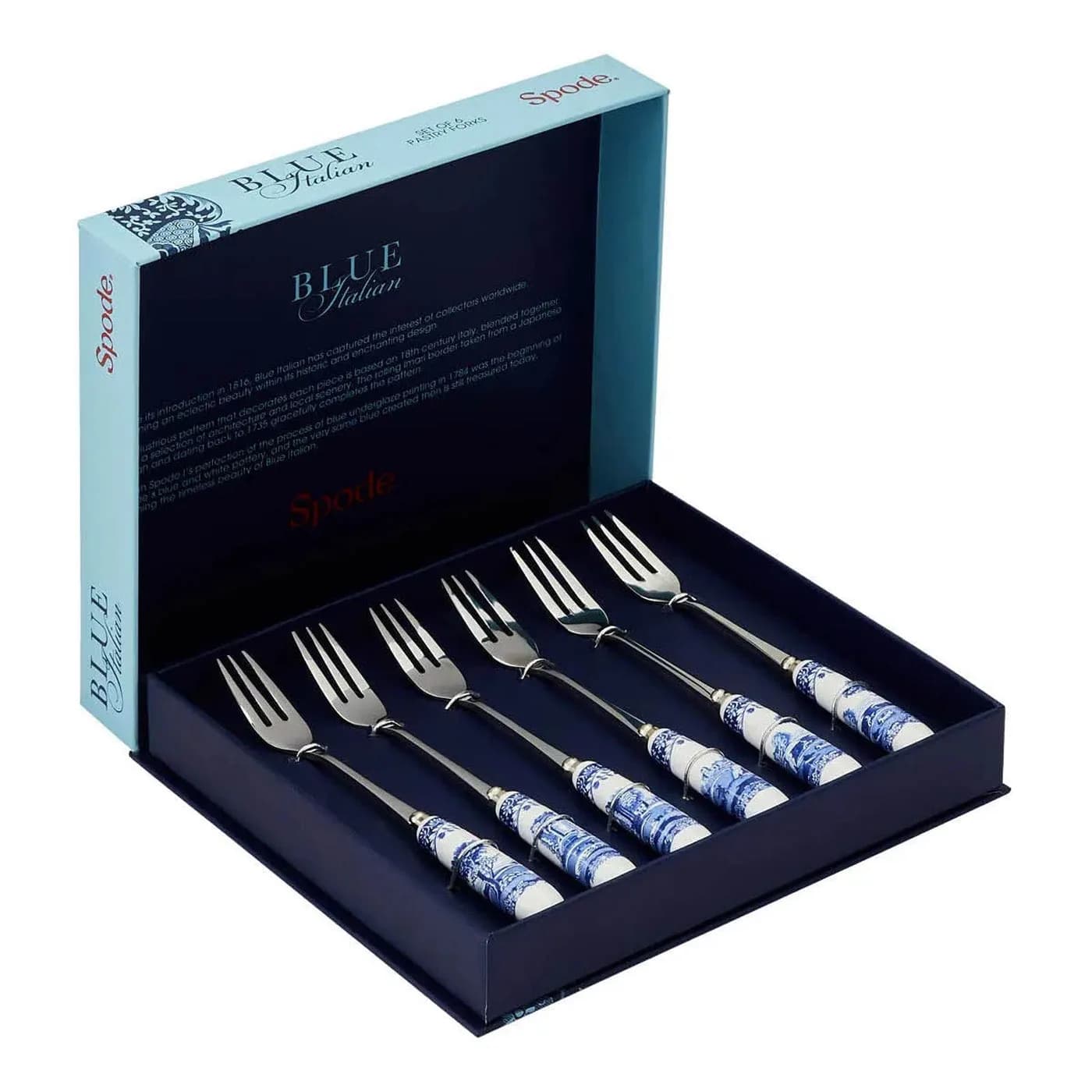Spode Blue Italian Tatlı Çatalı