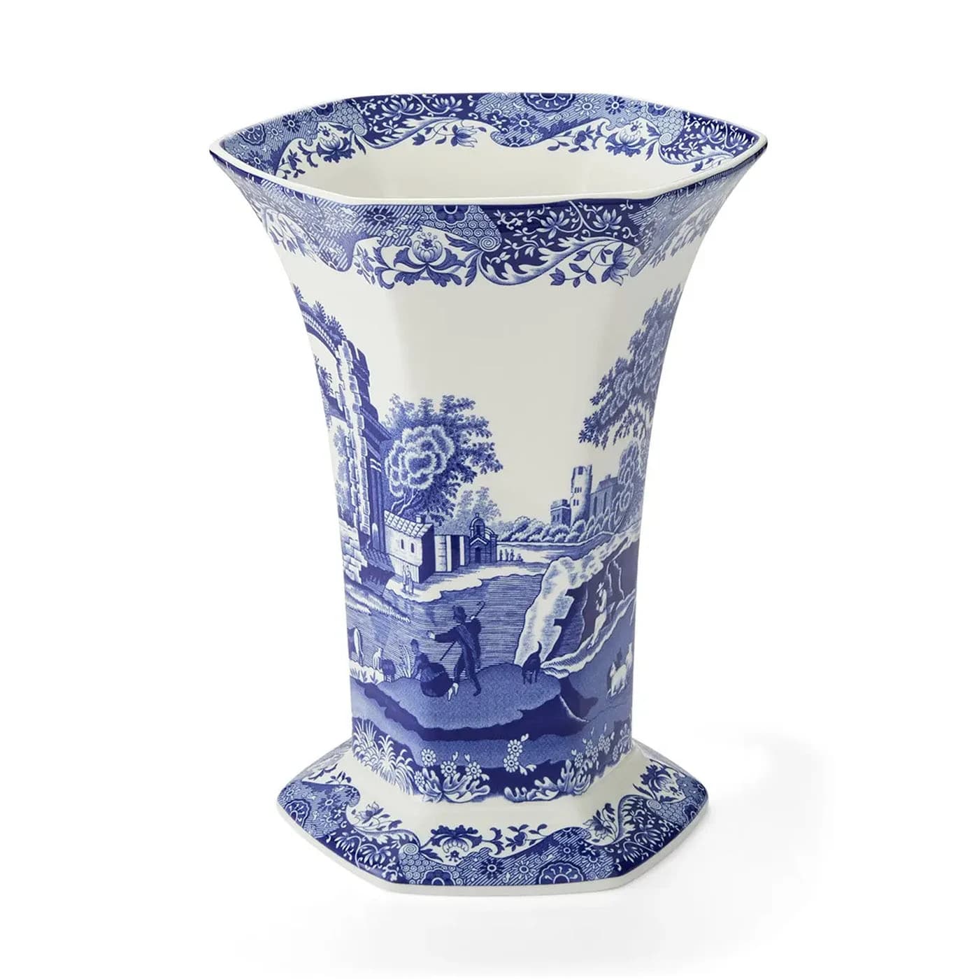 Spode Blue Italian Vazo