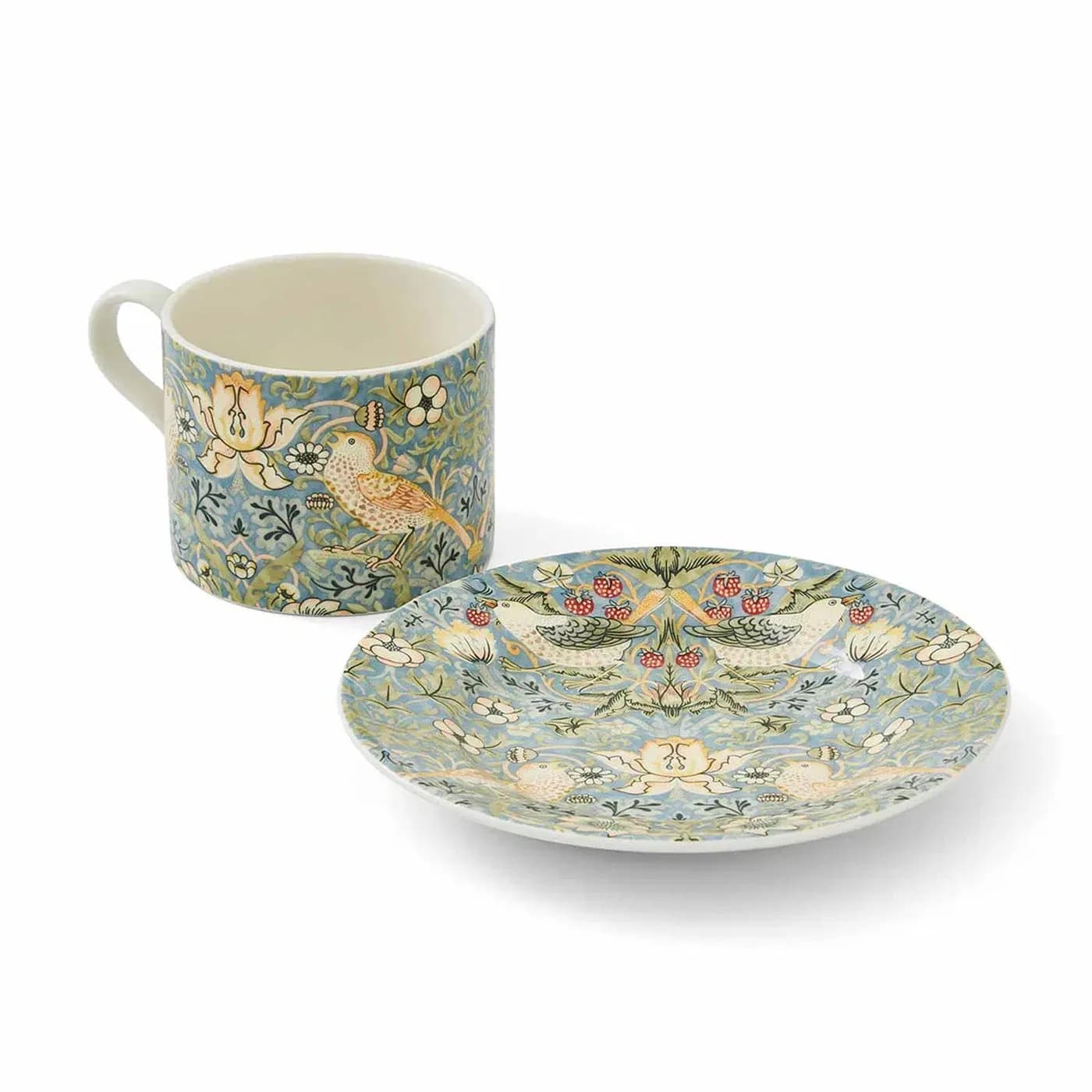 Spode Morris & Co Strawberry Thief Çay Fincanı