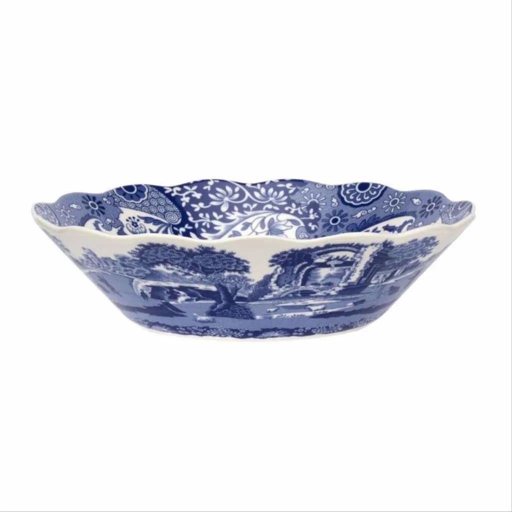Spode Blue Italian Daisy Bowl 25,5 cm, görsel 3