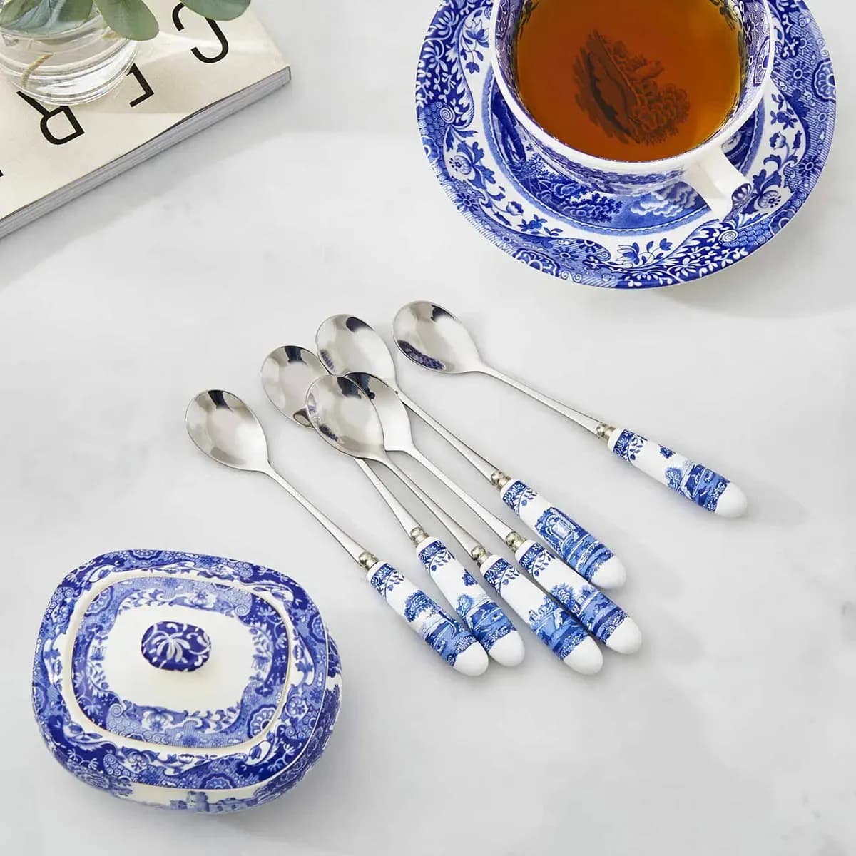 Spode Blue Italian Tatlı Kaşığı, görsel 3
